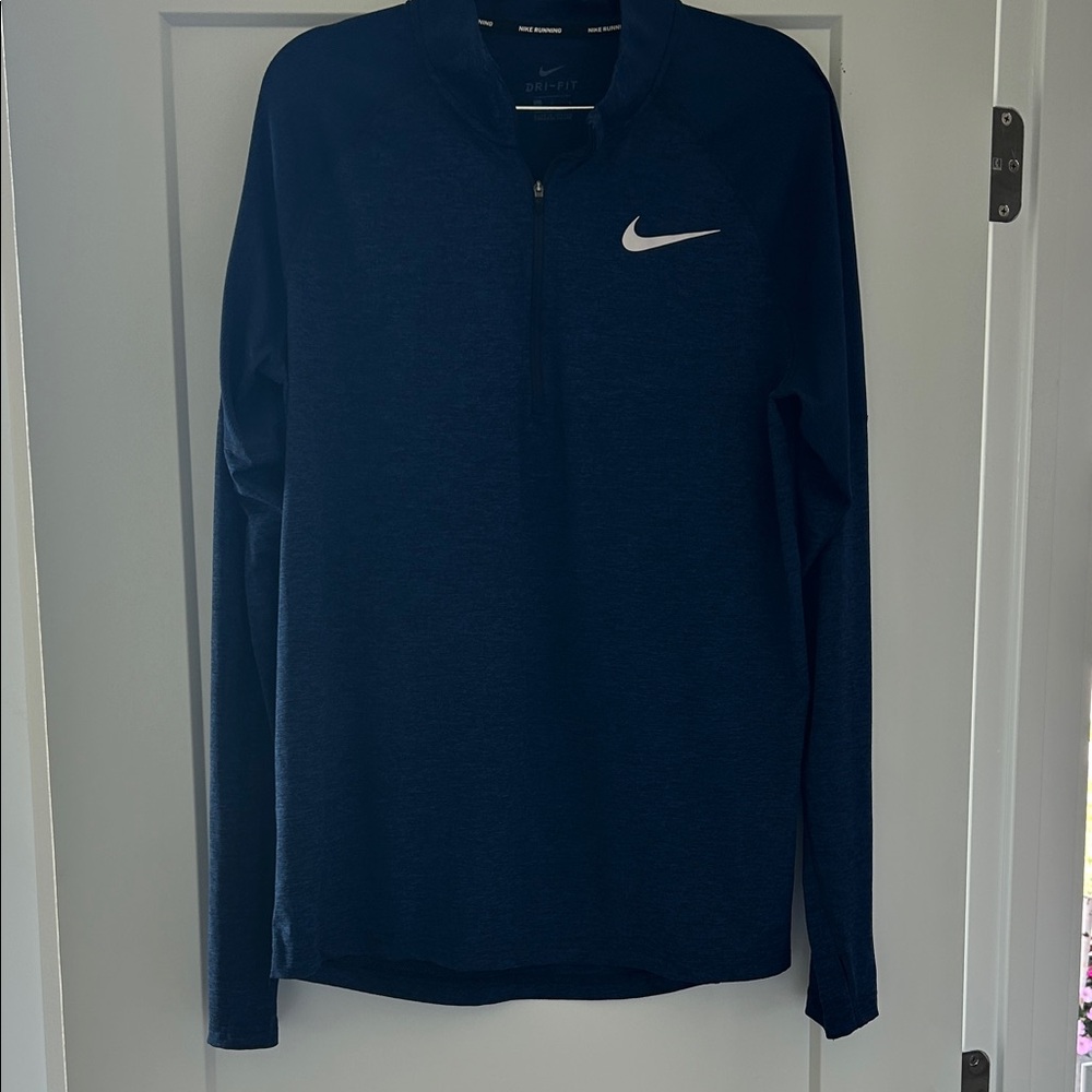 Nike Men's Long Sleeve Shirt - Deep Blue